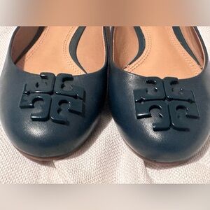 Women's Tory Burch Greenish/Blue Flats